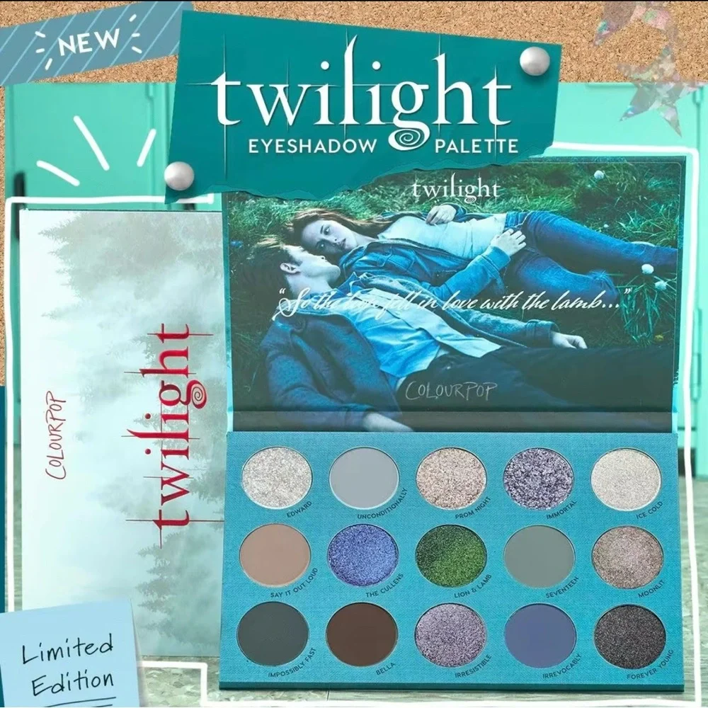 ColourPop x Twilight Eyeshadow Palette Makeup BRAND NEW WITH BOX!